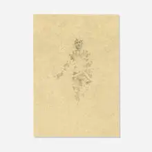 John Lear, Leaves, 1982-83, graphite on paper