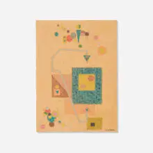 Emil Bisttram, Untitled, crayon and graphite on paper