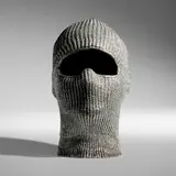 Charles Lutz, Mask II, 2012, cast and polished stainless steel