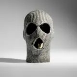 Charles Lutz, Mask I, 2012, cast and polished stainless steel