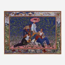 Kehinde Wiley, The Gypsy Fortune-Teller, 2007, Jacquard tapestry in Merino wool and cotton