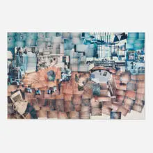 Interior, Pembroke Studios, London by David Hockney, 1986, unique large-format Polaroid Polacolor print, sold Jun 2025