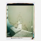 Robert Rauschenberg, Hole in Wall, 1987, unique large-format Polaroid Polacolor print