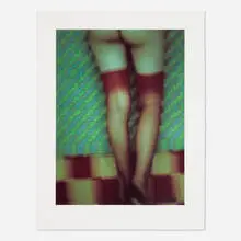 Sarah Moon, Stockings, 1997, pigment print shot with Polaroid Type 669 Polacolor film