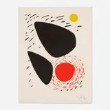 Alexander Calder, Rocks and Sun (from XXe Siècle)