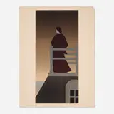 Will Barnet, Dawn, 1975, lithograph in colors on Arches