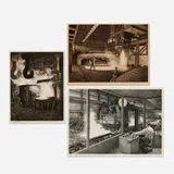 Jackson Lee Nesbitt, Four High Plate Mill; Soaking Pits; Tapping a Heat (three works from the Sheffield Steel Corporation series)