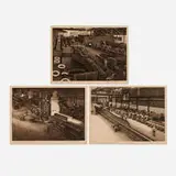 Jackson Lee Nesbitt, Twelve Inch Mill; Blooming Mill; Rod Mill (three works from the Sheffield Steel Corporation series), 1945-48, etching