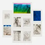 Stanley William Hayter, Death of Hektor, 1979, engraving (three in colors) on Crisbrook J Green