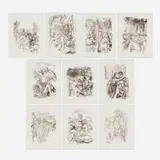 Oskar Kokoschka, King Lear, 1963, lithograph