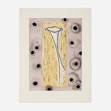 Tropia (from the Olive Press Portfolio I: 1991-1992) by Gregory Amenoff, 1991, etching and aquatint in colors, sold Jul 2023