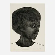 Calvin Burnett, Freedom Fighter for Operation Exodus, 1969, lithograph