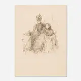 James Abbott McNeill Whistler, Mother and Daughter (La Mère Malade)