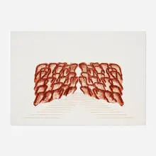 Richard Smith, II (from the Butterfly Suite), 1972, etching and aquatint in colors