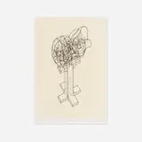 Miguel Ortiz Berrocal, Axonométrie, 1973, etching