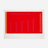 David Diao, Barnett Newman: Chronology of Work (from the Olive Press Portfolio II: 1992-1993), 1992, screenprint in colors