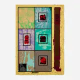 Ronald B. Kitaj, Barrio, 1967, screenprint in colors on yellow Tatsumaki paper