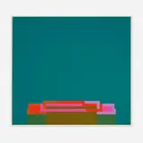 Robyn Denny, Light of the World D (from The Light of the World suite), 1970, screenprint in colors