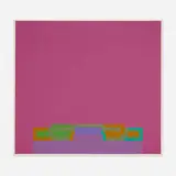 Robyn Denny, Light of the World H (from The Light of the World suite), 1970, screenprint in colors