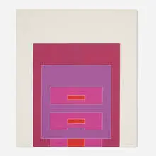 Untitled V (from the Waddington Suite) by Robyn Denny, 1968-69, screenprint in colors, sold Jul 2023
