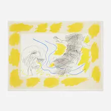 Ceri Richards Cbe, Poem on his Birthday (from The Dylan Thomas Suite), 1965, lithograph in colors