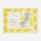 Ceri Richards Cbe, Poem on his Birthday (from The Dylan Thomas Suite), 1965, lithograph in colors