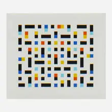 John Vickery, Untitled, 1970, gouache on board