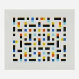 John Vickery, Untitled, 1970, gouache on board