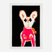 Florian Krewer, Untitled (from White Columns Portfolio), 2022, screenprint in colors