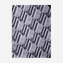 Tauba Auerbach, A Flexible Fabric of Inflexible Parts, 2015, screenprint on metallic Duralar