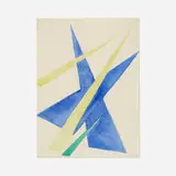 Abstract Composition by Hilla Rebay, watercolor on paper, sold Aug 2023
