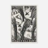 Hipkiss, Hack for a Crow, 2008, pencil on paper