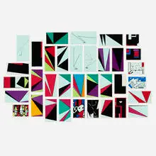 Olle Bærtling, The Angles of Baertling, screenprint in colors