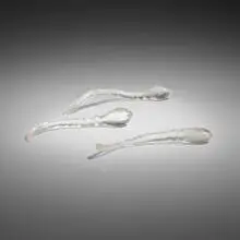 Kiki Smith, Sperms, set of three, 1991, cast glass
