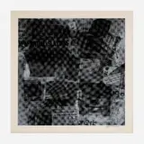 Robert Rauschenberg, Untitled (from the Surfaces Series, from Currents suite), 1970, screenprint in colors on Aqua B 844