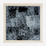 Robert Rauschenberg, Untitled (from the Surfaces Series, from Currents suite), 1970, screenprint in colors on Aqua B 844