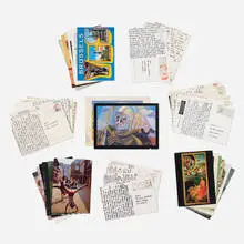 Carl Andre, Collection of postcards, forty-four, 1986-1991, postcards