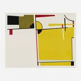 Roy Lichtenstein, Bull VI (from the Bull Profile series), 1973, lithograph, screenprint and line-cut in colors on Arjomari