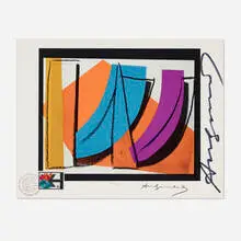 Andy Warhol, UN Stamp, 1979, offset lithograph in colors on BFK Rives