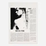 Lars Laumann, Hatful of Cocteau, 2008, screenprint