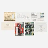 Carl Andre, Collection of postcards, seven