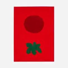 Red Ground by Adolph Gottlieb, 1967, screenprint in colors, sold Aug 2023