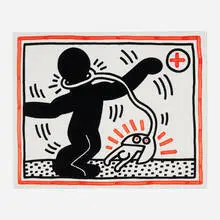 Keith Haring, Untitled (from the Free South Africa series), 1985, lithograph in colors