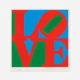 Robert Indiana, Love (from The Book of Love portfolio), 1996, screenprint in colors