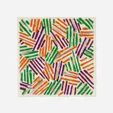 Jasper Johns, Cross Hatch, 1977, screenprint in colors on Patapar printing parchment