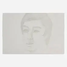 Vincent with Open Mouth by Alex Katz, 1974, aquatint and drypoint, sold Aug 2023