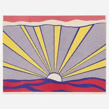 Sunrise by Roy Lichtenstein, 1965, offset lithograph in colors, sold Aug 2023