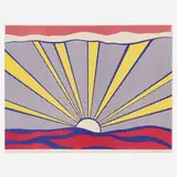 Roy Lichtenstein, Sunrise, 1965, offset lithograph in colors