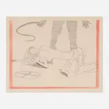 Man Ray, Donna (from the La ballade des dames hors du temps portfolio), 1970, etching and aquatint in colors