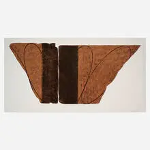 Robert Mangold, Untitled Large Fragment, 2001, lithograph in colors on Arches